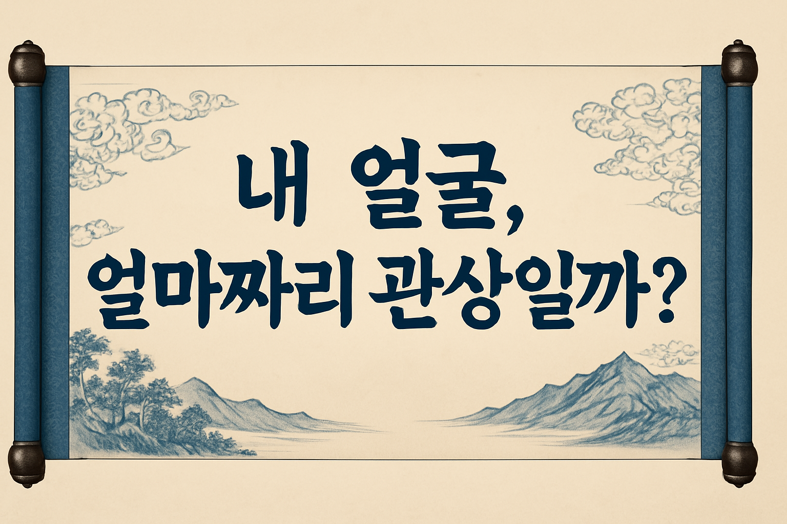 내 얼굴, 얼마짜리 관상일까?